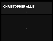 Tablet Screenshot of christopherallis.com